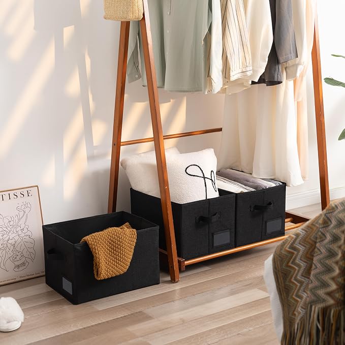 GRANNY SAYS Storage Baskets for Shelves, Fabric Storage Bins for Clothes - Image 3