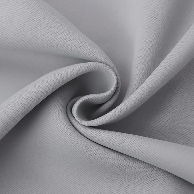 BGment Light Grey Blackout Curtains 90 Inches Length - Image 5