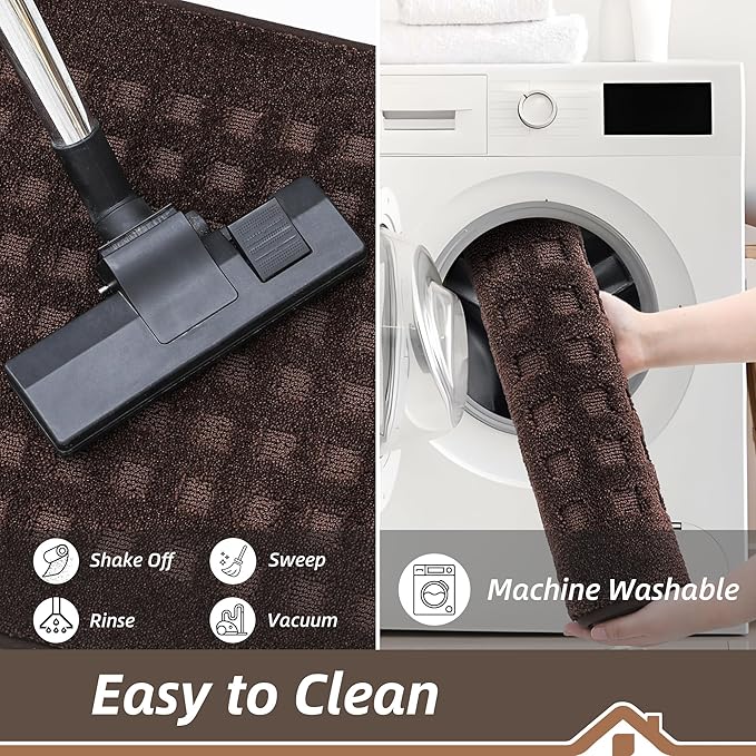 BEQHAUSE Waffle Door Mats Indoor 20"x32", Dog Mat - Image 6