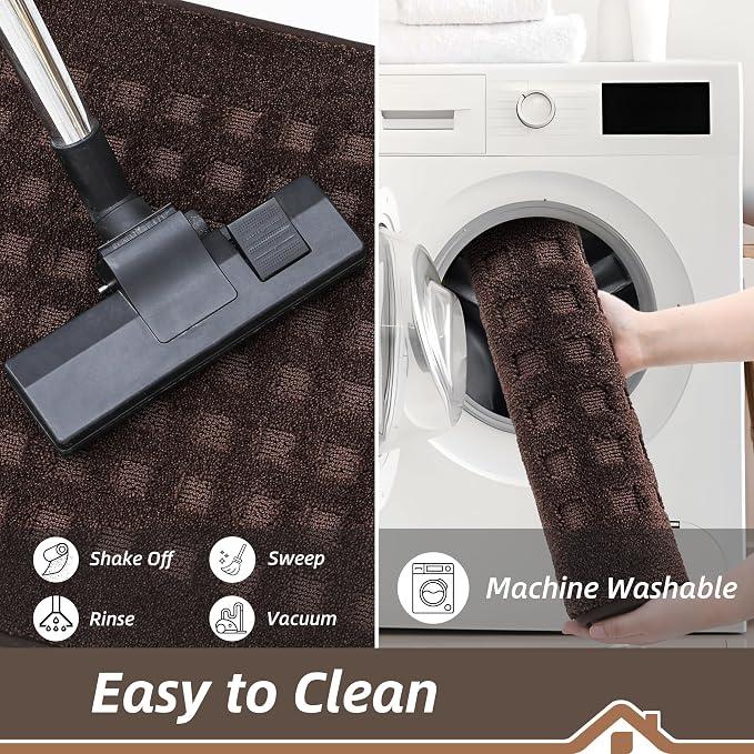 BEQHAUSE Waffle Door Mats Indoor 24"x36", Dog Mat - Image 6