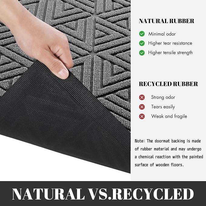 Yimobra Large Door Mat 47x24, All-Weather Waterproof Non-Slip Welcome Matt - Image 7