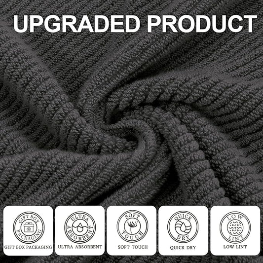 VOOVA & MOVAS Grey Washcloths - Image 2