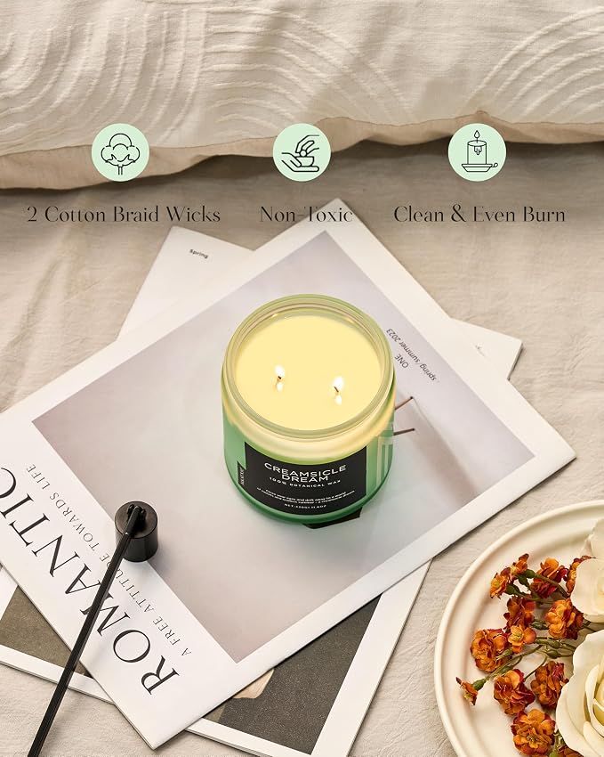M&SENSE Orange Creamsicle Summer Scented Candle - Image 5