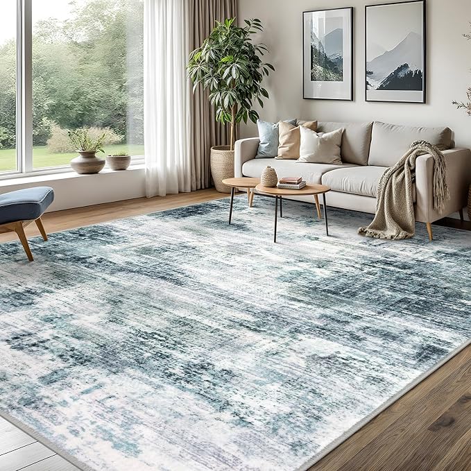 IOHOUZE Abstract Area Rugs 8x10 Ft Washable Large Rugs by iOhouze