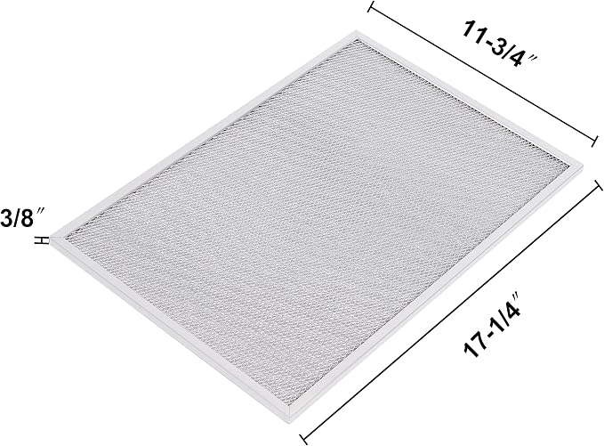 Wadoy BPS1FA36 Range Hood Filter 11-3/4" X 17-1/4" X 3/8", 2 Pack Aluminum Mesh - Image 5