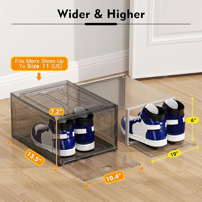 Upgrade Harder Solid Plastic Shoe Organizer - Image 2
