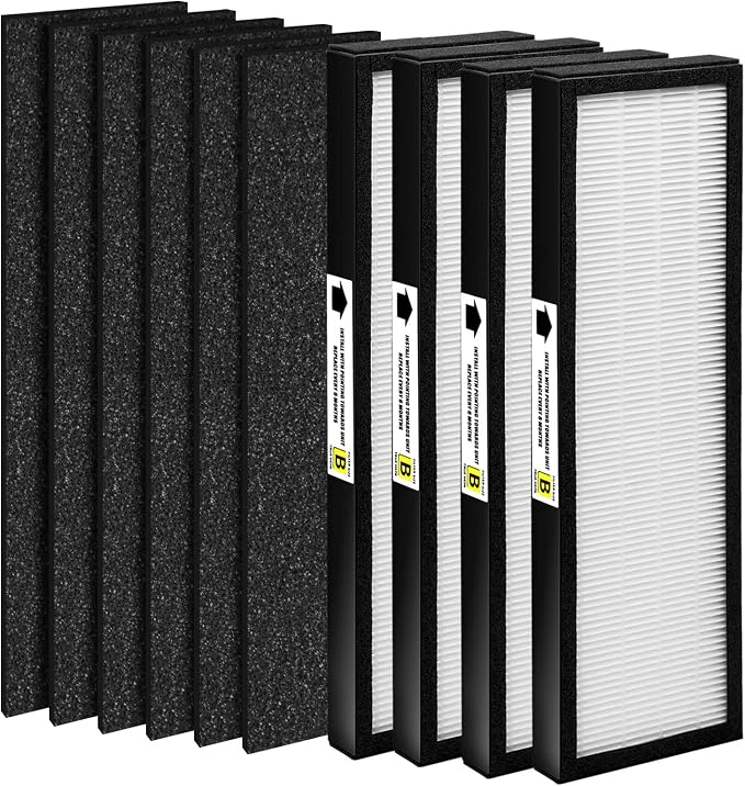 4 Packs FLT4825 True HEPA Filter B Replacement Compatible by FCFMY