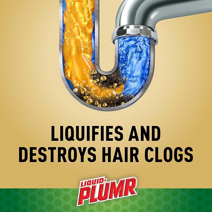 Liquid-Plumr Pro-Strength Hair Eliminator Gel Clog Remover, Hair Clog Remover - Image 3