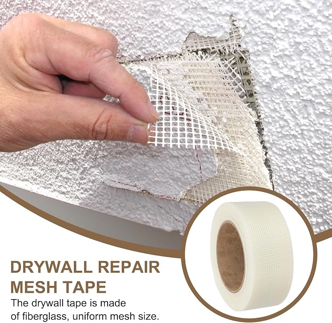 PATIKIL Drywall Repair Mesh Tape, 2 inch x 82 ft Fiberglass Repair Patch - Image 5