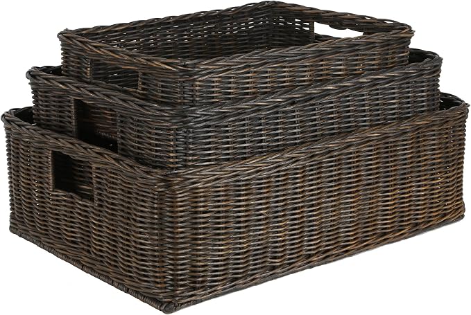 The Basket Lady Under The Bed/Basic Wicker Storage Basket, Extra Large - Image 2