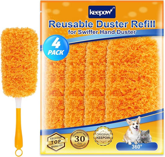 KEEPOW Reusable Microfiber Duster Refill Compatible by KEEPOW