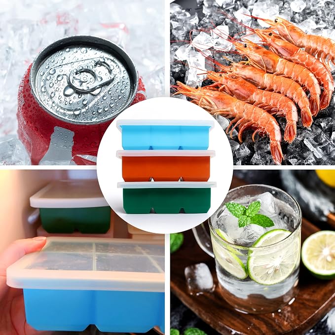 Silicone Ice Cube Trays 3 Pack - Image 7