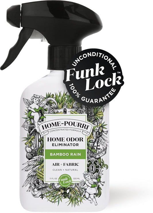 Home-Pourri Air + Fabric Multi-Purpose Odor Freshener Spray, Bamboo Rain - Image 2