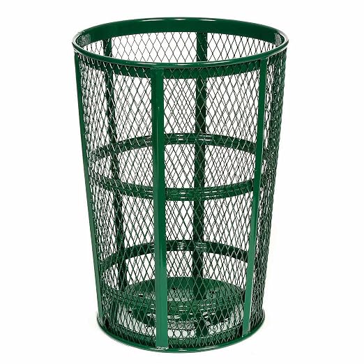 Global Industrial Outdoor Metal Trash Container, 48 Gallon - Image 8