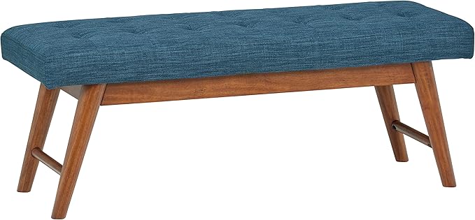 Amazon Basics Modern Haraden Upholstered Button-Tufted Bench by AmazonBasics