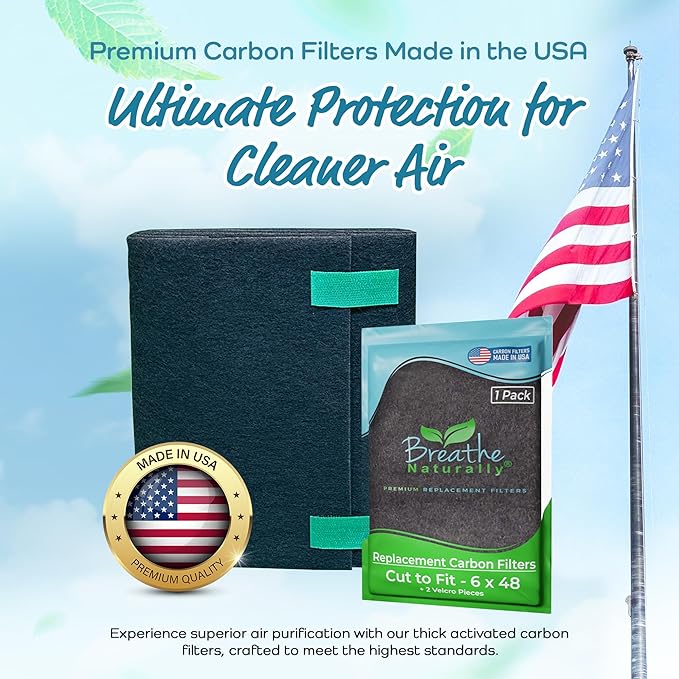 Breathe Naturally Universal Cut To Fit Carbon Activated Air Filter - Image 2