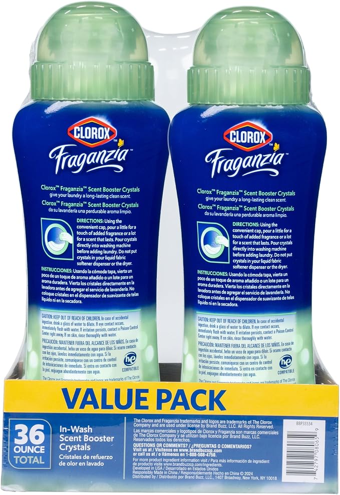 Clorox Fraganzia Laundry Scent Booster Crystals in Cedarwood & Sage Scent - Image 2