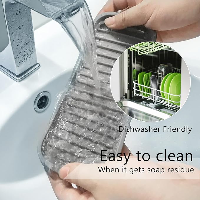 Mofason Silicone Soap Tray, Bathroom Kitchen Finishing Tray, Kitchen Sink - Image 4