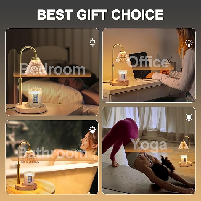 Candle Warmer Lamp with Timer Dimmable, Birthday Gifts - Image 5