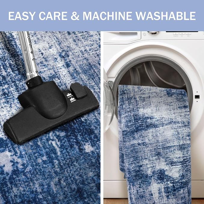 IOHOUZE Abstract Area Rug 3x5 Ft Washable Rugs - Image 3