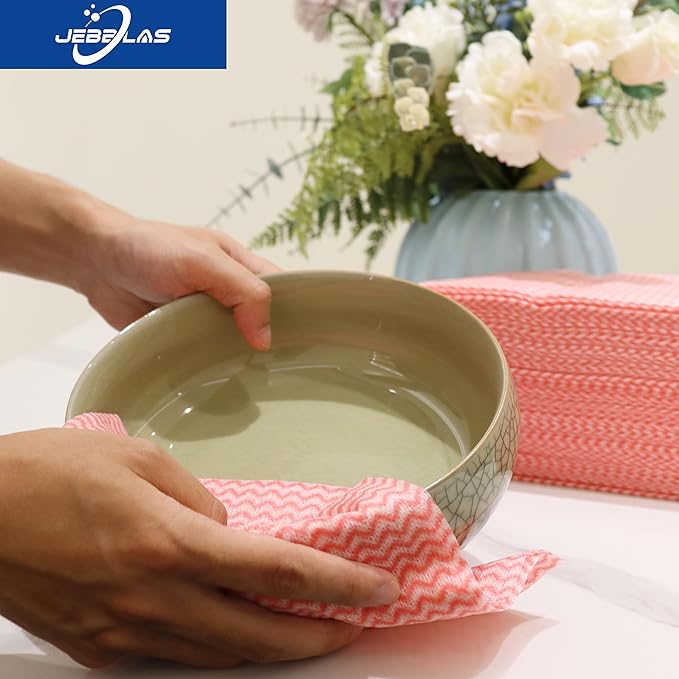 JEBBLAS Handi Wipes Reusable Cloths Dry Cleaning Cloths Dish Towel Kitchen - Image 9