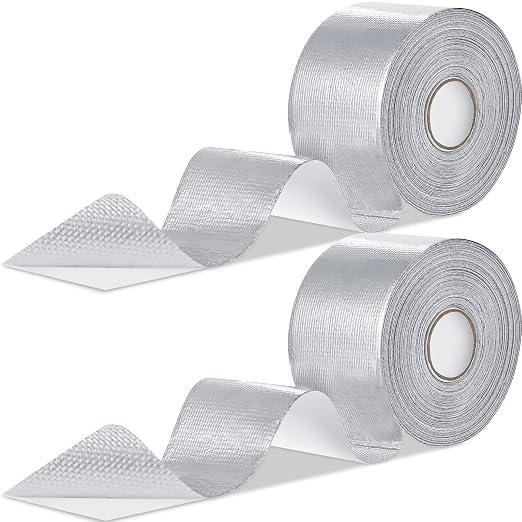 Zonon 2 Rolls Aluminum Foil Tape Heat Shield Tape Barrier Adhesive Reflective by Zonon