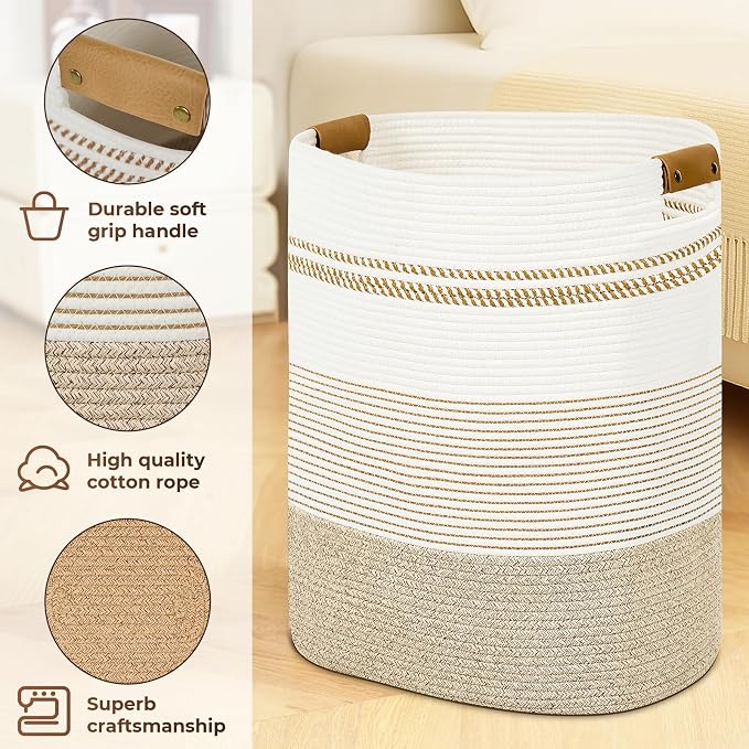 Laundry Basket with Handles - Image 4