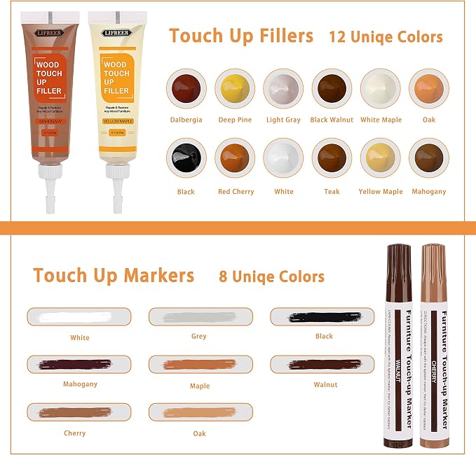 Lifreer Wood Furniture Repair Kit - Image 3