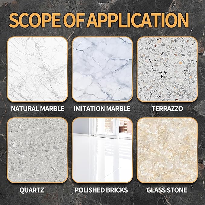 Marble Polishing Paste, Professional Marble Cleaner & Quartz Polish, Stone - Image 3