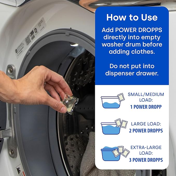 Dropps Sensitive Skin Laundry Detergent Pods, Unscented - Image 4