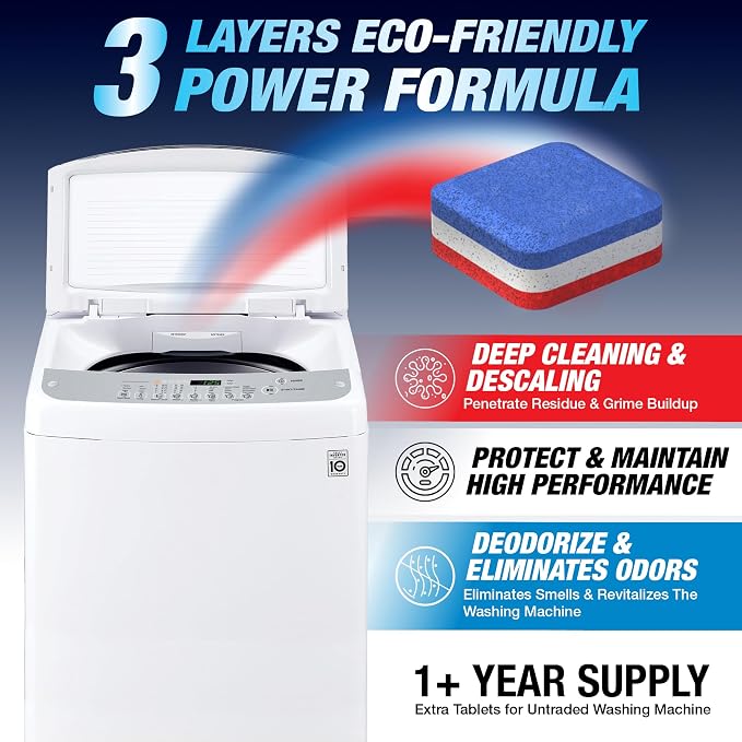 Washing Machine Cleaner Tablets 56 Pack - Image 4
