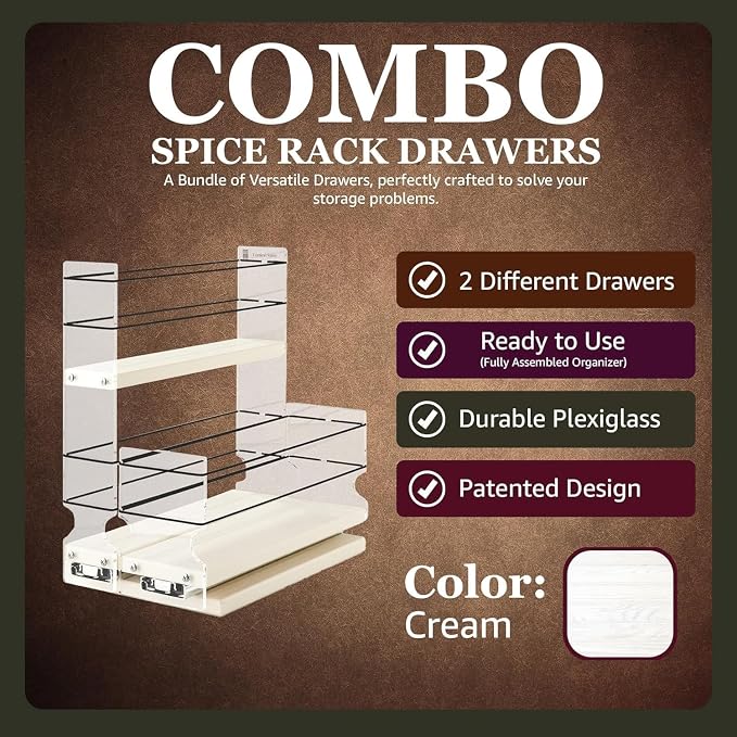 Vertical Spice Combo Spice Rack Drawer - Image 4