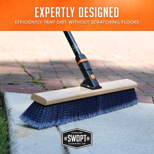 SWOPT 18” Premium Multi-Surface Push Broom Cleaning Head — Indoor and Outdoor - Image 7