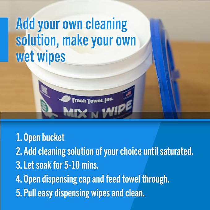 Fresh Towel Mix-N-Wipe Dry Wipes Refill - Image 4