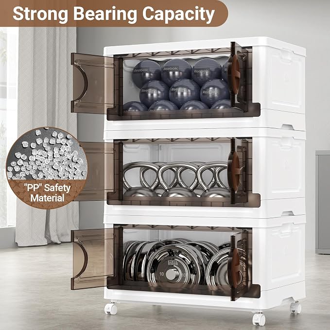 BROVIEW 480Qt Lockable Stackable Storage Bins - Image 4