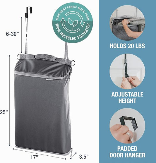 CleverMade Convertible Laundry Hamper Bag - Image 2