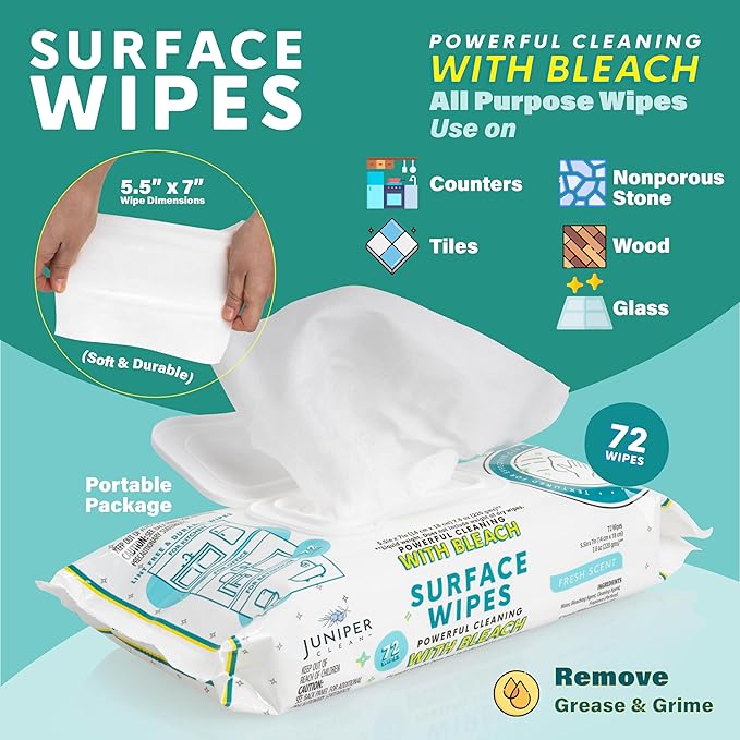 24 Pack Surface Cleaning Wipes - Image 3