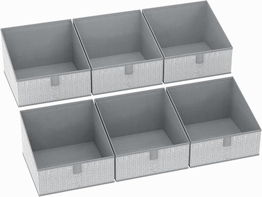 DIMJ Closet Storage Bins 6 Pack by DiMJ