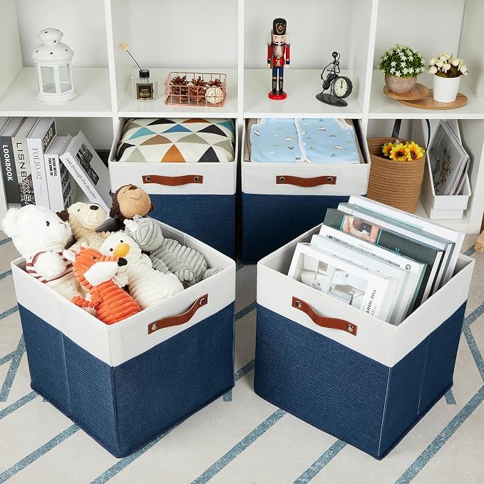 HNZIGE Fabric Storage Cubes Bins - Image 5
