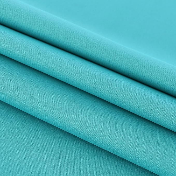 DWCN French Door Curtains – Rod Pocket Thermal Blackout Curtain - Image 5