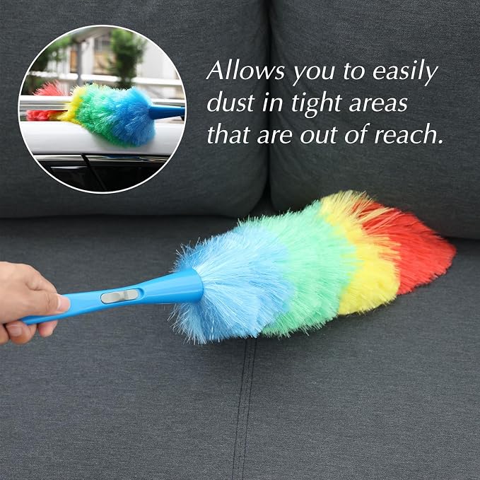Rainbow Static Duster 24inch Reusable Microfiber Electrostatic Dusters - Image 7