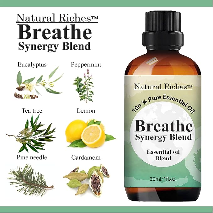 Natural Riches Breathe Essential Oil Blend Breathe Easy - 30 ml - Image 2