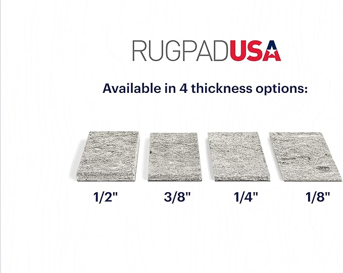RUGPADUSA - Dual Surface - 9' Square - 3/8" Thick - Felt + Rubber - Enhanced - Image 9