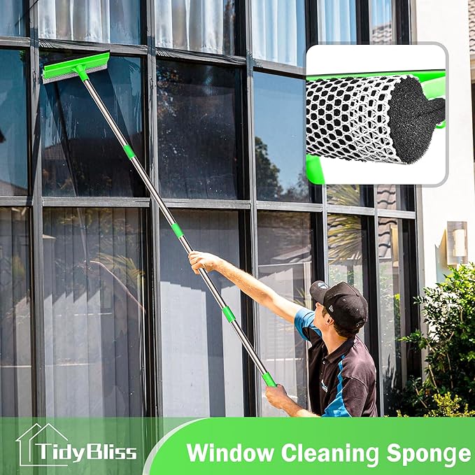 Window Squeegee Professional, 56” Car Windshield Glass Cleaner Tool - Image 2