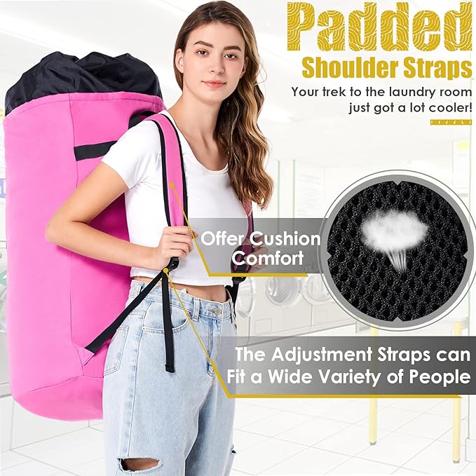 Laundry Bag 115L, College Dorm Room Essentials, Extra Large Laundry Bag - Image 4