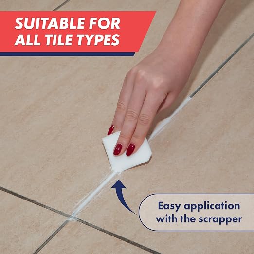 Tile Grout, Repair Kit, 2 Pack Grout Filler, Restore & Renew Tile Joints Line - Image 5