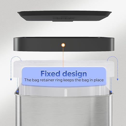 WLIVE 55 Liter Gallon Trash Can - Image 4