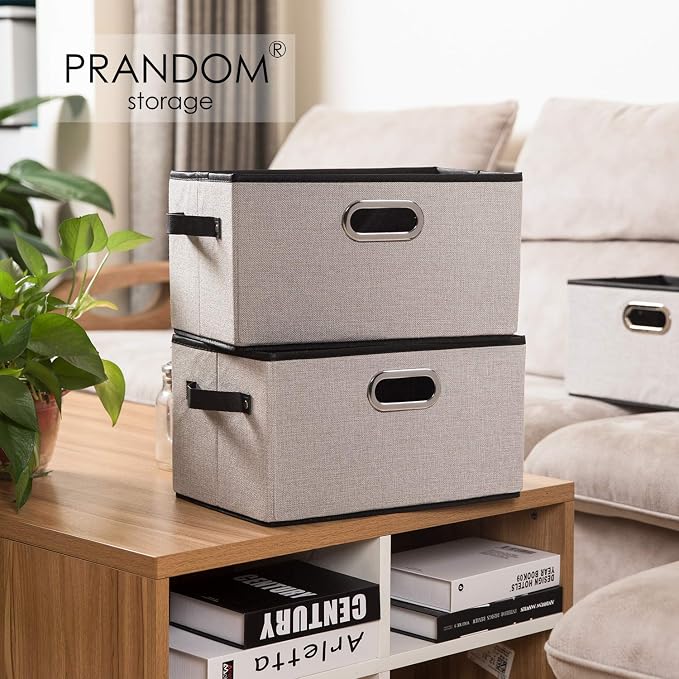 PRANDOM Large Fodable Storage Bins - Image 2