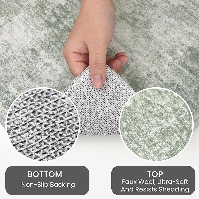 IOHOUZE Abstract Runner Rug 2x6 Ft Washable Runners - Image 3