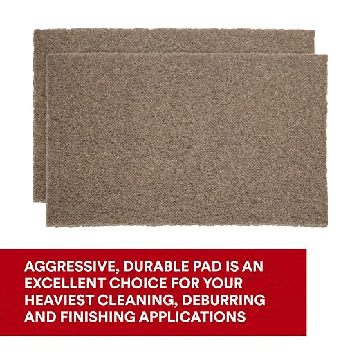 3M Scotch-Brite Heavy Duty Hand Pad 7440B, 6 in x 9 in, Hand Sanding Pad - Image 5